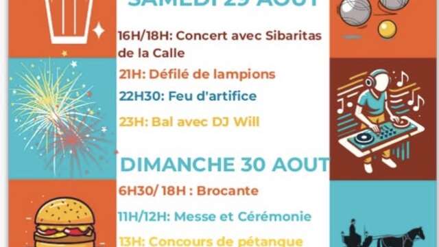 Fête patronale Weekend d'animations