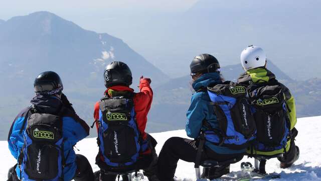 Session Snooc avec l'ESF du Collet