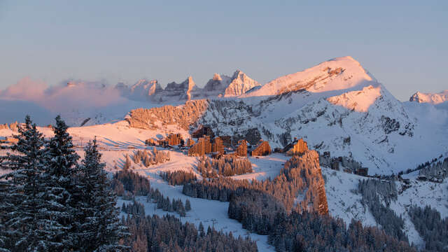 Les Crêtes de Zore en Hiver