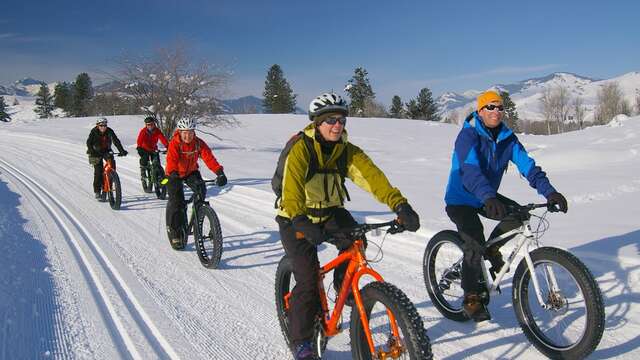 VTT sur Neige