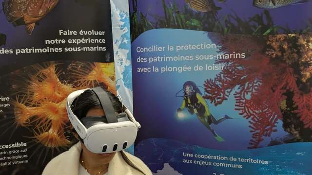 Atelier réalité virtuelle - Plongée en Méditerranée