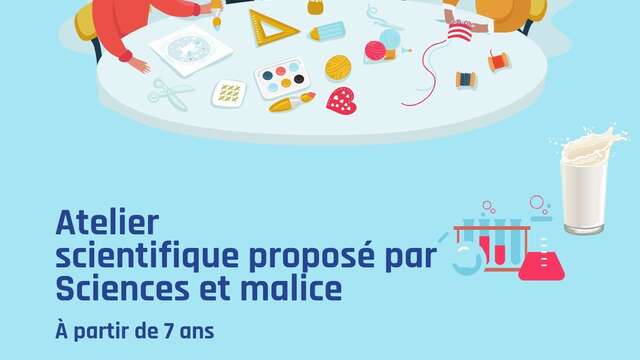 Atelier scientifique pour enfants : "Lait à modeler"