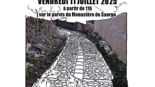 Inaugurazione della calata sul Chemin de Sainte-Croix