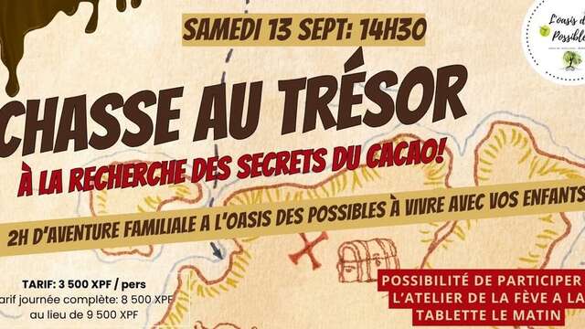 Chasse au trésor - À la recherche des secrets du cacao !