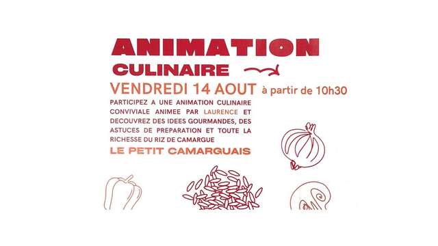 Cookery demonstration at Moulin coopératif de Mouriès