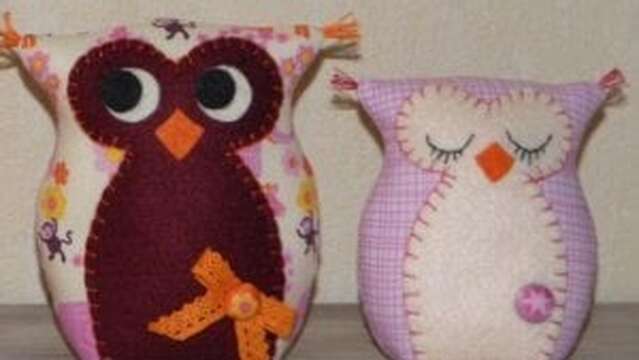 Atelier : Ma peluche hibou ! (7-13 ans) - Maison du Marais de Lavours