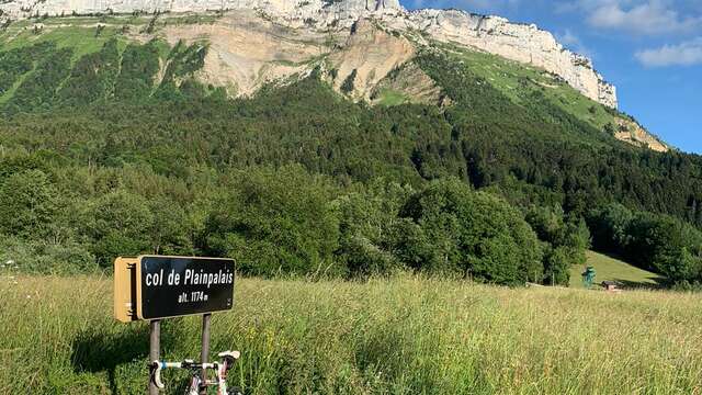 Montée cyclo du Col de Plainpalais