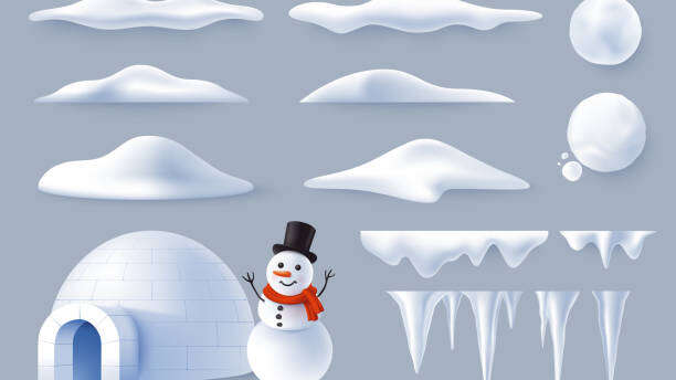 Atelier de sculpture sur neige