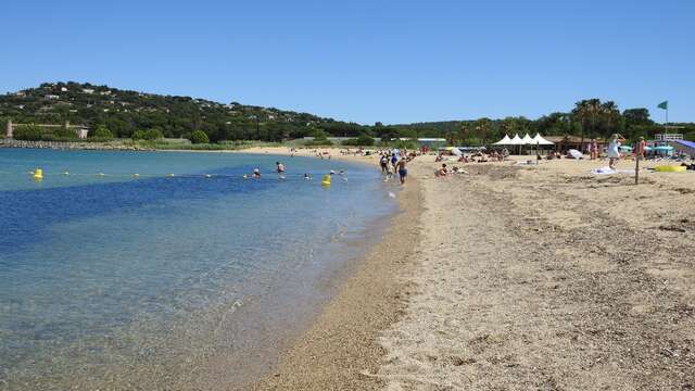 Plage des Marines de Cogolin