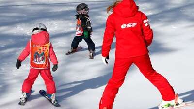 Cours collectif de ski alpin enfants