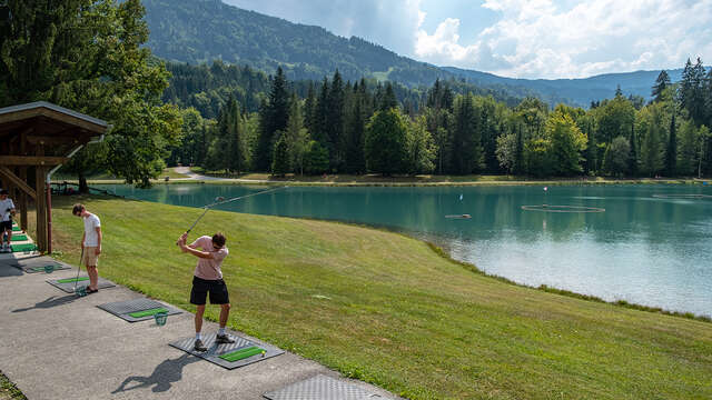Practice de Golf sur eau et green