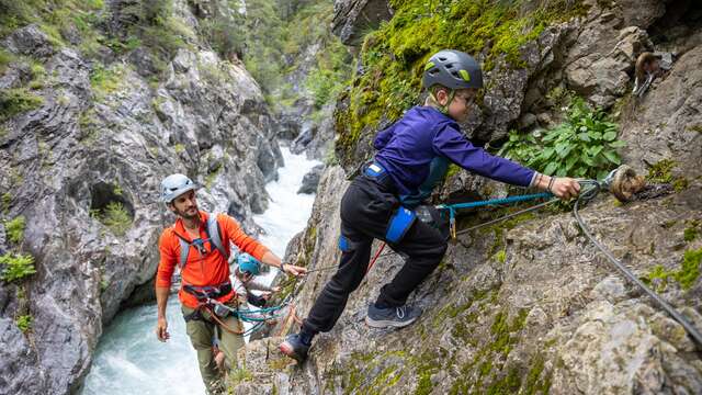 Via ferrata au coeur du Queyras !