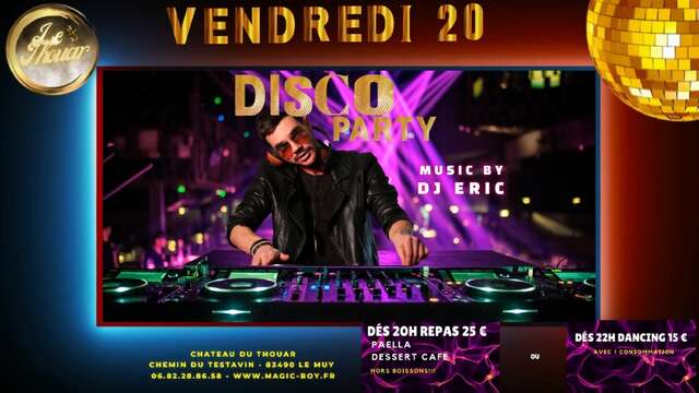 Soirée Disco au Thouar