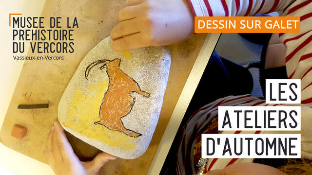 Atelier de la Préhistoire : Dessin sur galet