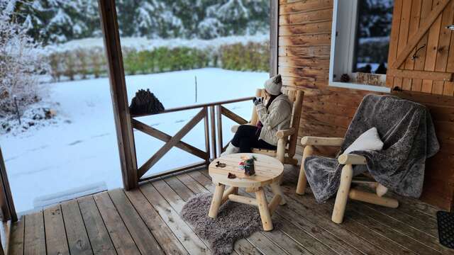 Chalets au camping le Valserine