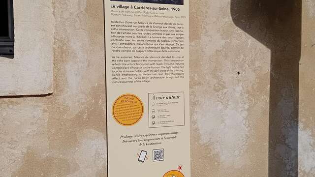 Chemin des Impressionnistes à Carrières-sur-Seine