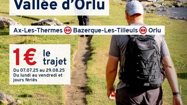 Lio autocar - shuttle Ax-les-Thermes > Orlu