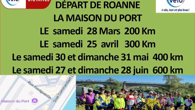 Brevet des randonneurs mondiaux en vélos 300km