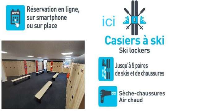 Consigne skis & bagages au Rosay