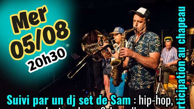 Concert : les SUPER KLAXON BRASS BAND au Coin Sauvage !