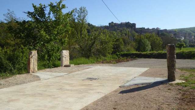 Aire de camping-car de Bruniquel