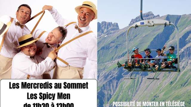 Mittwochs auf dem Gipfel: Konzert der Spicy Men