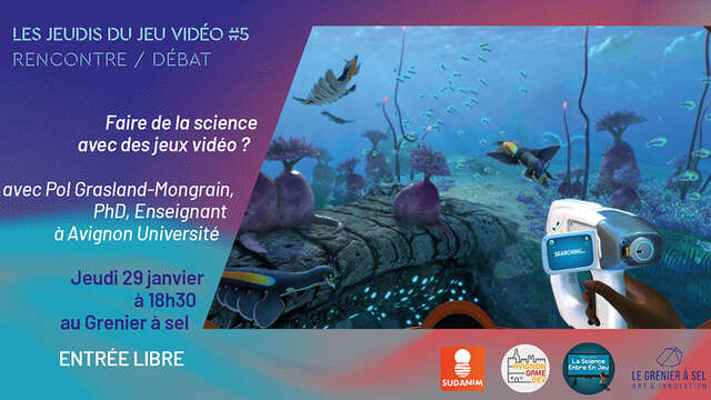 Les jeudis du jeu vidéo #5 - Faire de la science avec les jeux vidéos ?