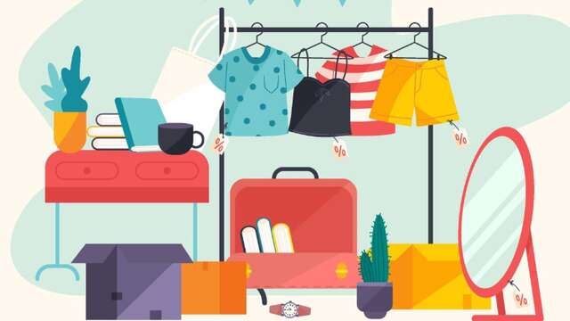 Vide grenier au parc Thermal