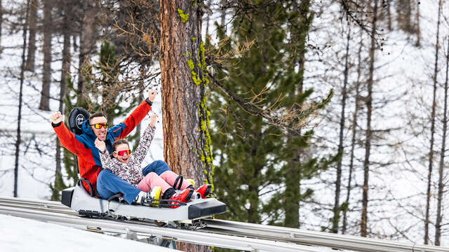 Luge sur rail du Caribou