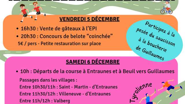 Grand Relais Téléthon 2025 - Guillaumes