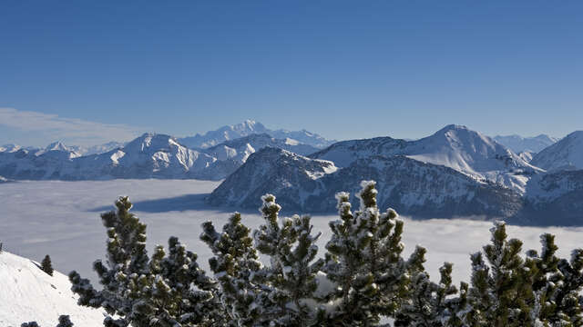 Itinéraire balisé de ski de randonnée "La Marge"