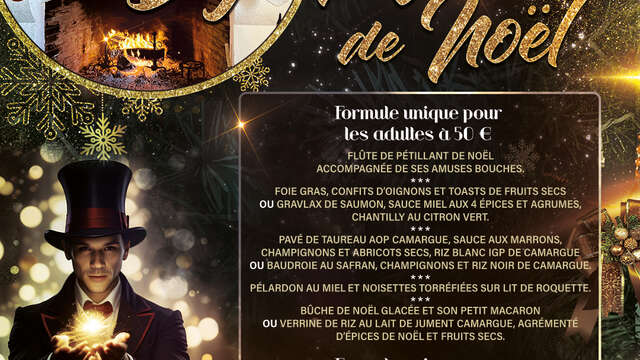 Repas de Noël à la Bergerie de Méjanes