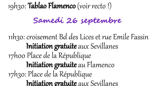 Rencontre autour du Flamenco