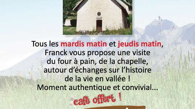 Visite guidée et gratuite du hameau du Pré