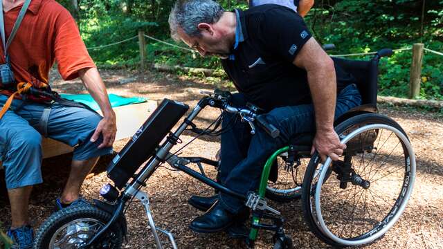 Handibranche-Parcours des Parcours Aventure du Bugey