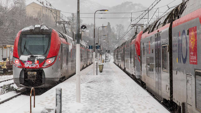 Skirail for Ax 3 Domaines with the Toulouse - Latour de Carol line