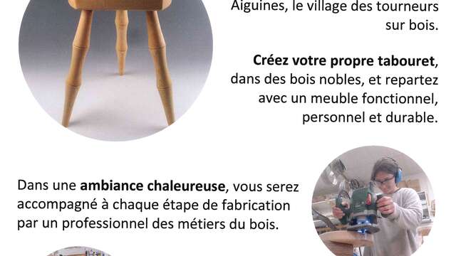 Make your own wooden stool in one day