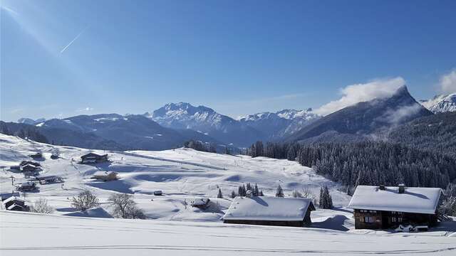 Pedestrian itinerary - snowshoes 18 - La Boucle des Gettiers