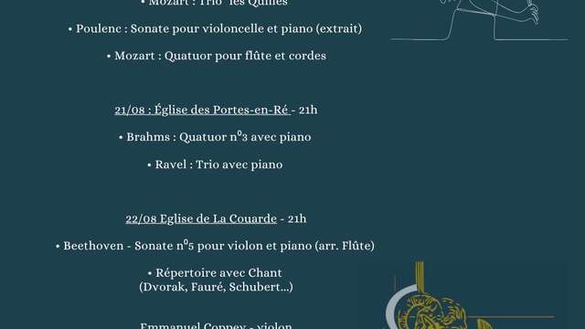 Festival Syrinx en Ré - Concert à l'église de La Couarde