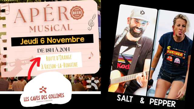Apéro musical 'Salt and Pepper' - Les Caves des Collines