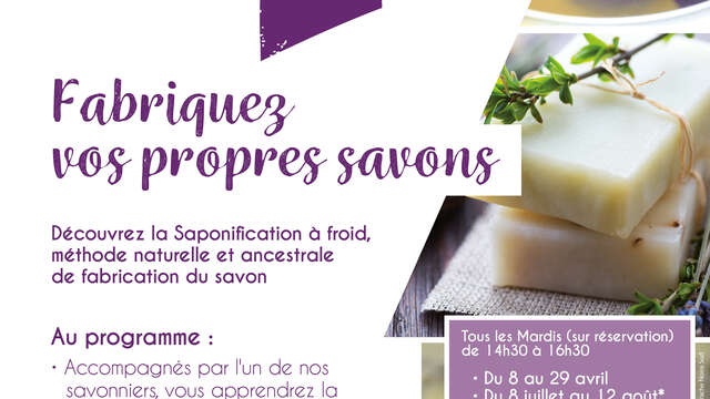 Atelier savon adulte