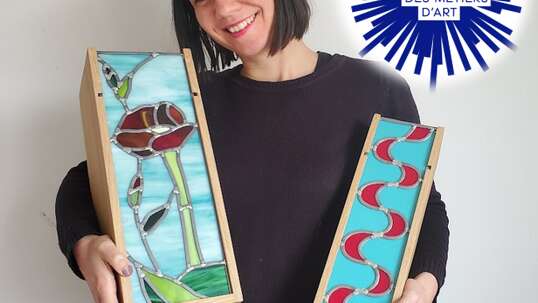 Journées européennes des métiers d'art - Démonstration à l'atelier de vitrail de Lucy Saranoff