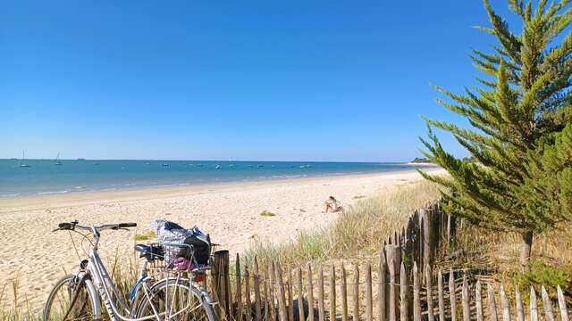 Bewachter Strand von Rivedoux-plage