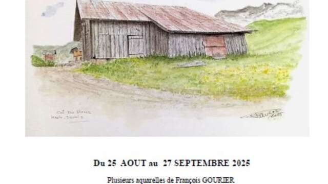 Journées Européennes du Patrimoine : architecture locale à travers les aquarelles de François Gourier