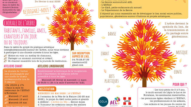 Ateliers chants : Chorale de l'Arbre