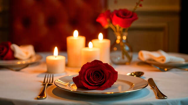 Menu Saint Valentin à L'Araignée Gourmande