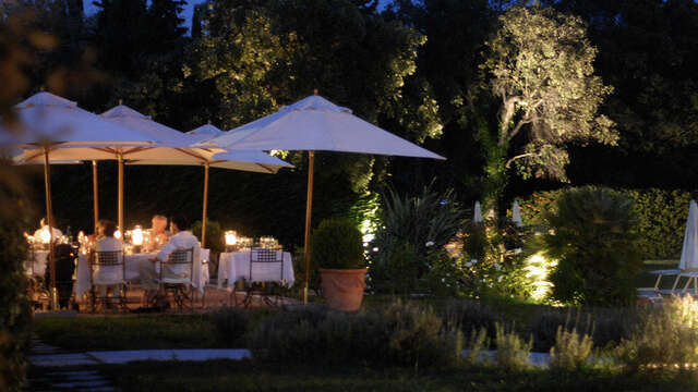 Gastronomic restaurant of the hotel La Villa les Rosiers