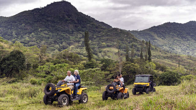 Sortie en quad & mule 3 places  - 1h  - Sarraméa Randonnées