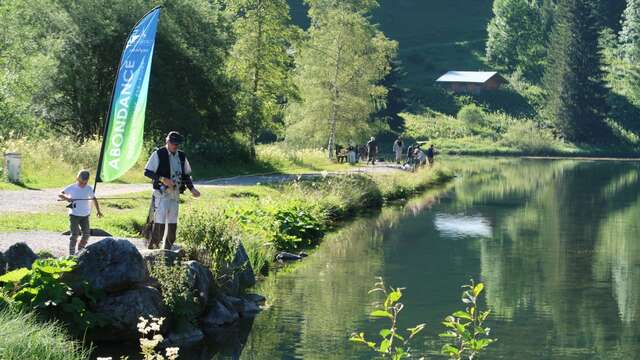 Pêche au lac des Plagnes