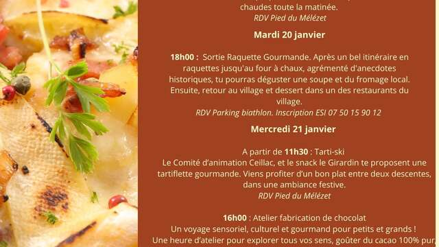 La semaine des saveurs